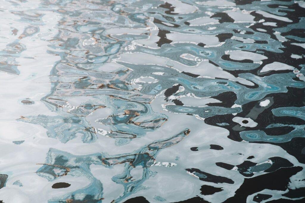 gray water damage in a home