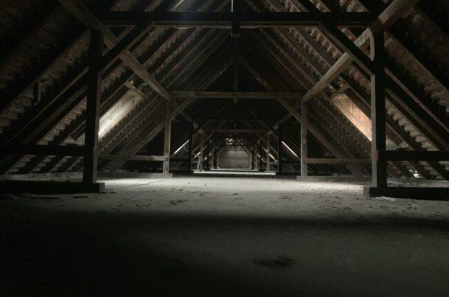 water coming in to attic in house